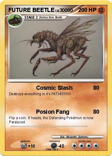 Pokemon FUTURE BEETLE