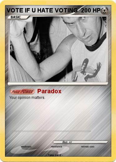 Pokemon VOTE IF U HATE VOTING