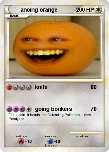 Pokemon anoing orange