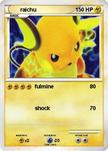Pokemon raichu
