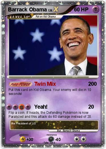Pokemon Barrack Obama