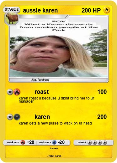 Pokemon aussie karen