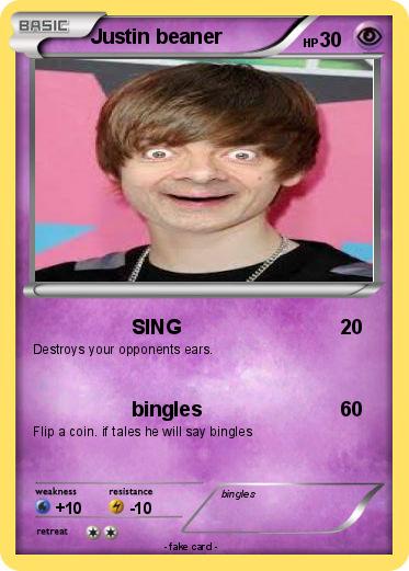 Pokemon Justin beaner