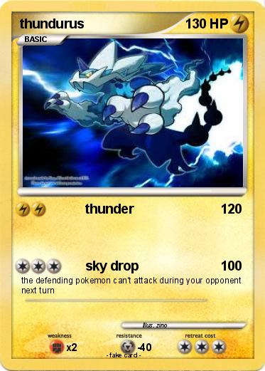 Pokemon thundurus