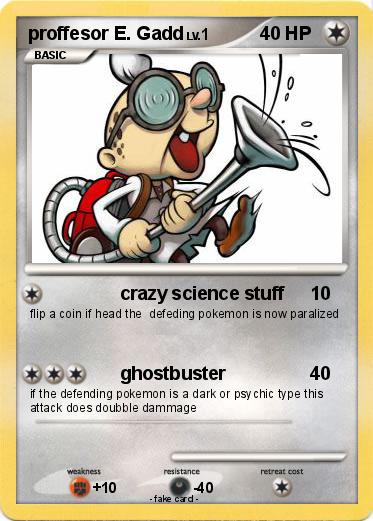 Pokemon proffesor E. Gadd