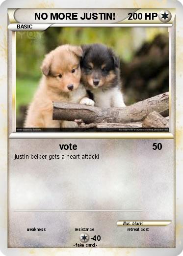 Pokemon NO MORE JUSTIN!