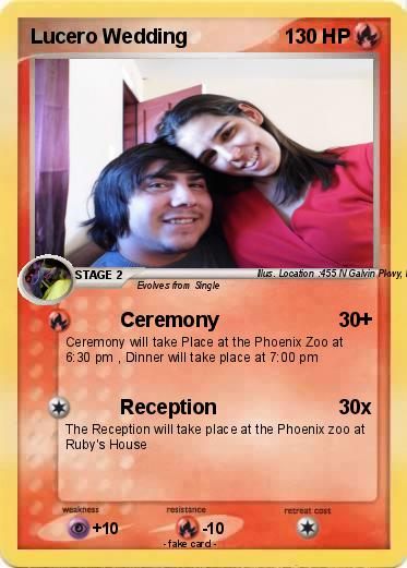 Pokemon Lucero Wedding