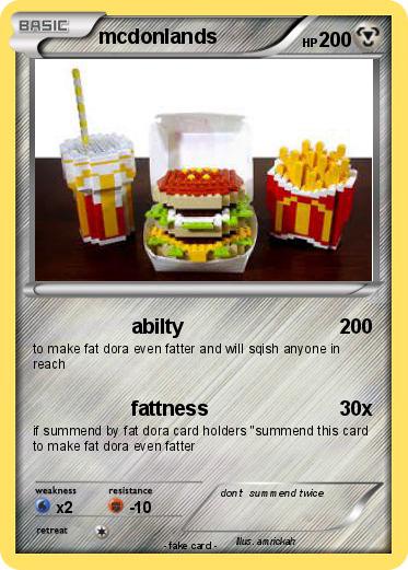 Pokemon mcdonlands