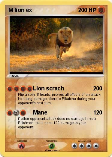 Pokemon M lion ex