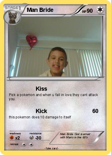 Pokemon Man Bride