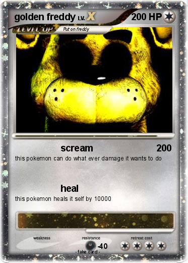Pokemon golden freddy