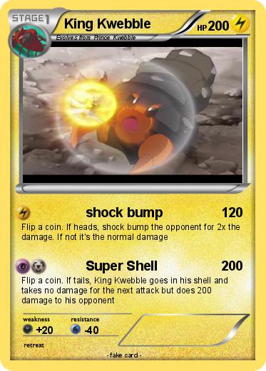 Pokemon King Kwebble