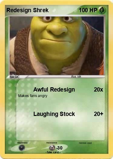 Pokemon Redesign Shrek