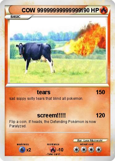 Pokemon COW 99999999999999