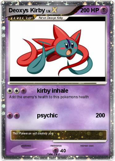 Pokemon Deoxys Kirby