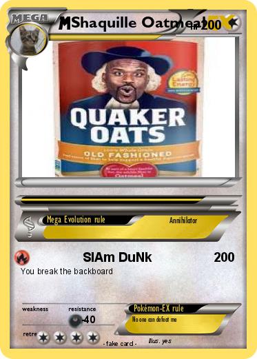 Pokemon Shaquille Oatmeal