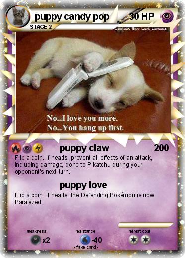 Pokemon puppy candy pop