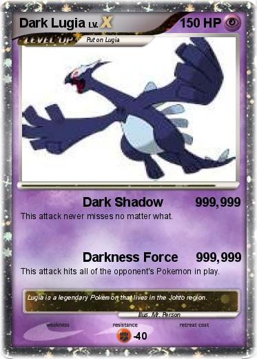 Pokemon Dark Lugia