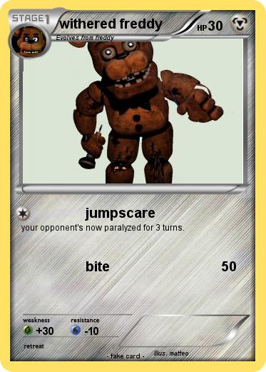Pokemon withered freddy