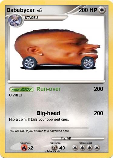 Pokemon Dababycar