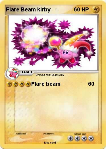 Pokemon Flare Beam kirby