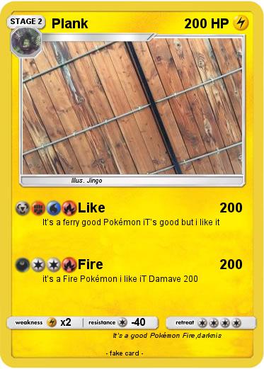 Pokemon Plank