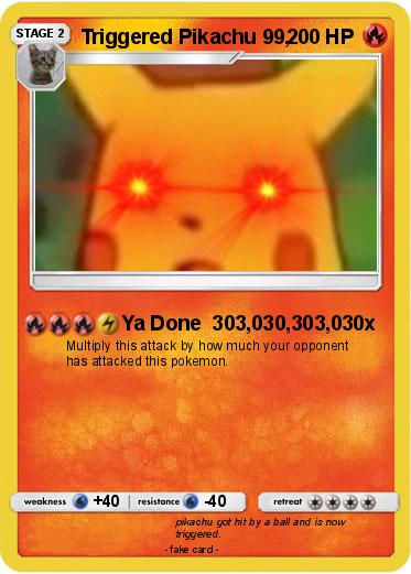 Pokemon Triggered Pikachu 99,