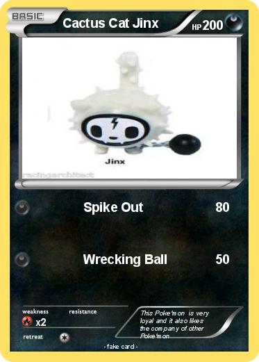 Pokemon Cactus Cat Jinx