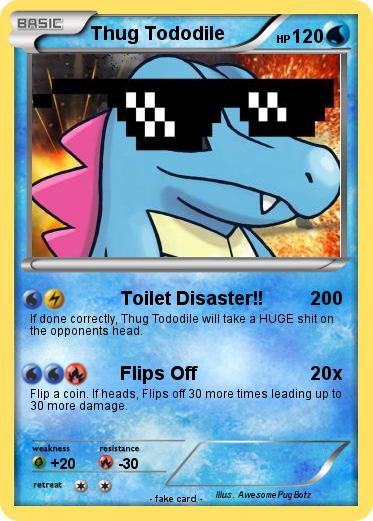 Pokemon Thug Tododile