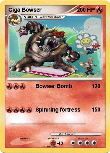 Pokemon Giga Bowser