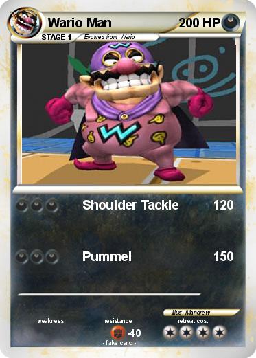 Pokemon Wario Man Pokemon Wario Man