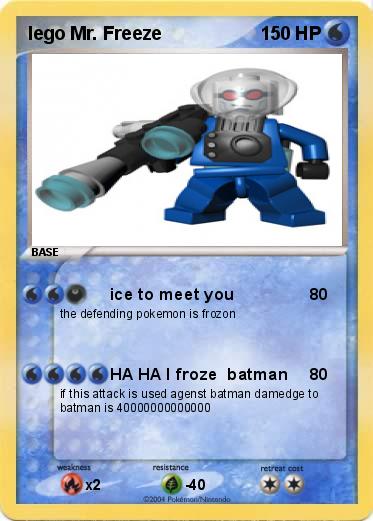Pokemon lego Mr. Freeze