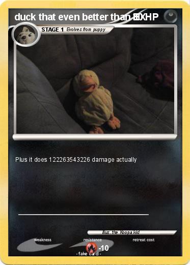 Pokemon duck that even better than EX