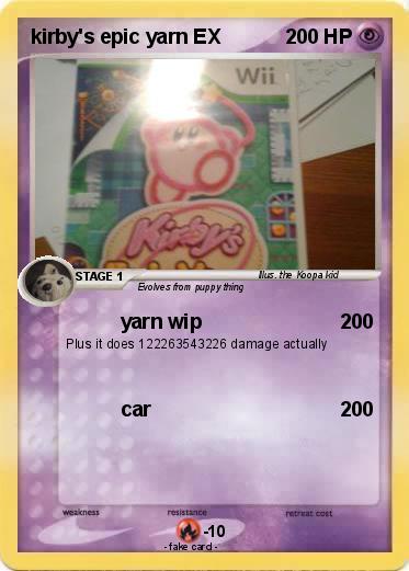 Pokemon kirby's epic yarn EX
