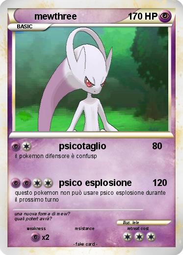 Pokemon mewthree