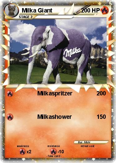 Pokemon Milka Giant