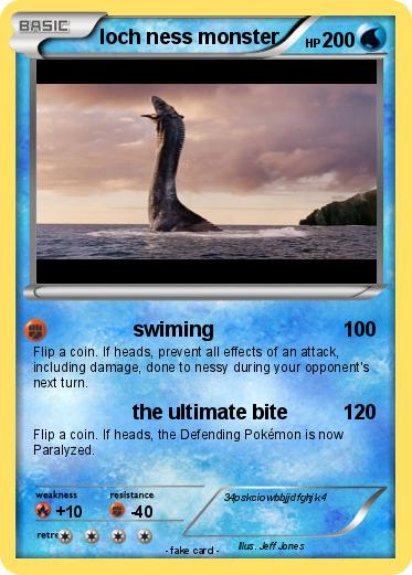 Pokemon loch ness monster
