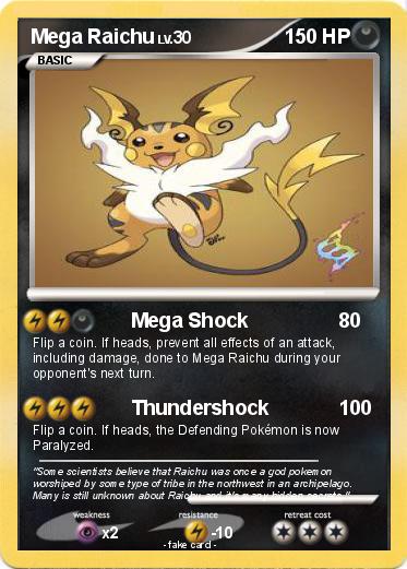 Pokemon Mega Raichu
