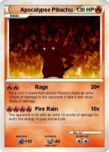 Pokemon Apocalypse Pikachu