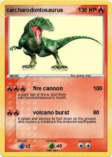 Pokemon carcharodontosaurus