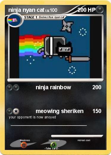 Pokemon ninja nyan cat