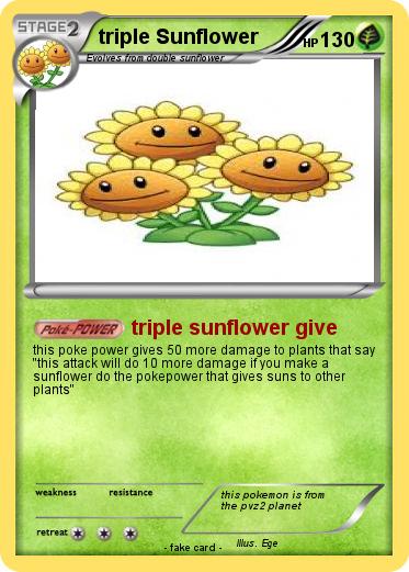 Pokemon triple Sunflower