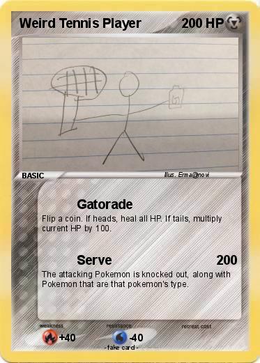 Pokemon Weird Tennis Player