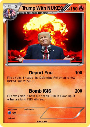 Pokemon Trump With NUKES