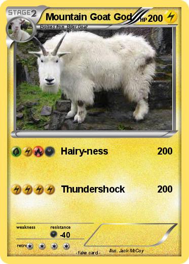 Pokemon Mountain Goat God
