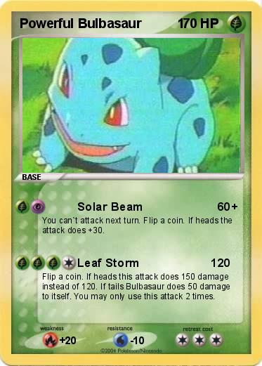 Pokemon Powerful Bulbasaur          1