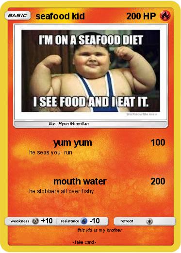 Pokemon seafood kid