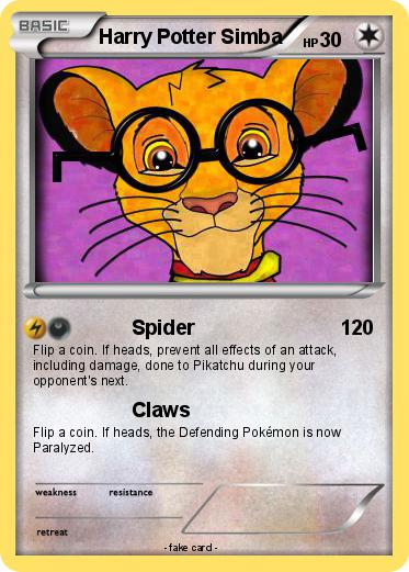 Pokemon Harry Potter Simba