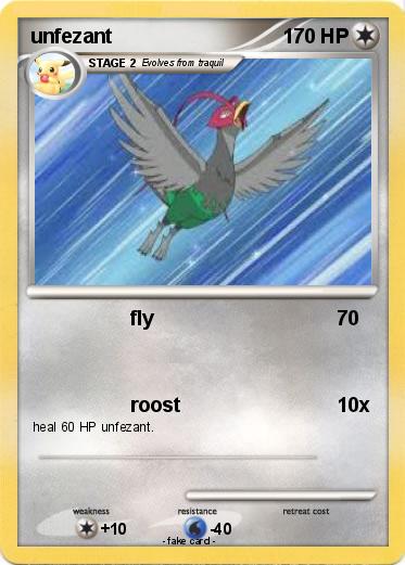 Pokemon unfezant