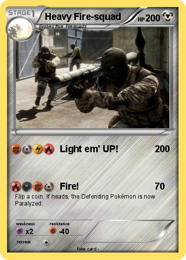 Pokemon Heavy Fire-squad